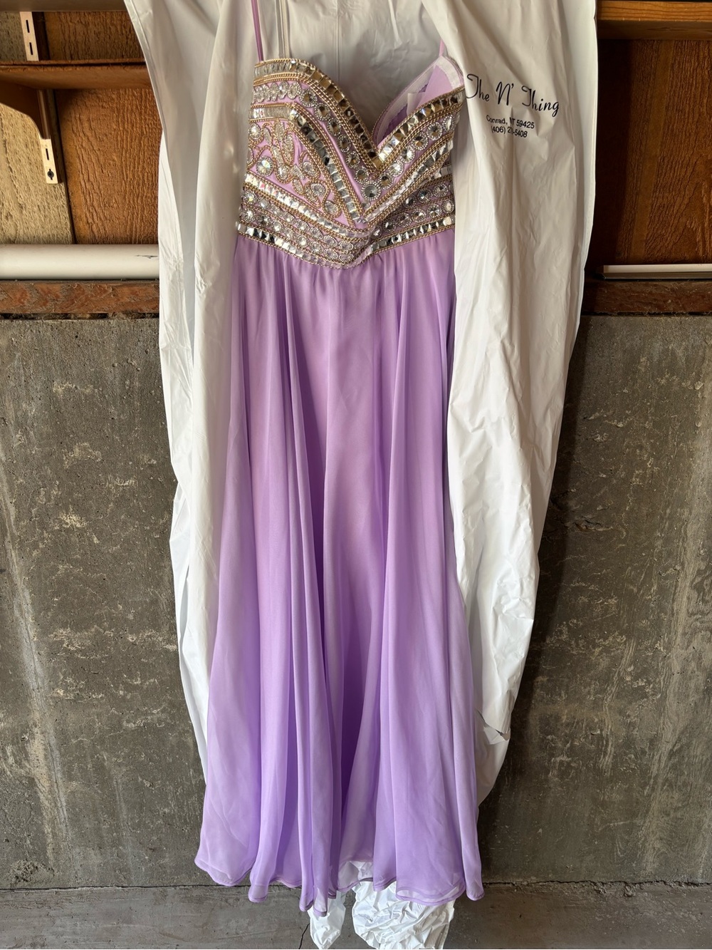 Madison James Lilac Evening Dress